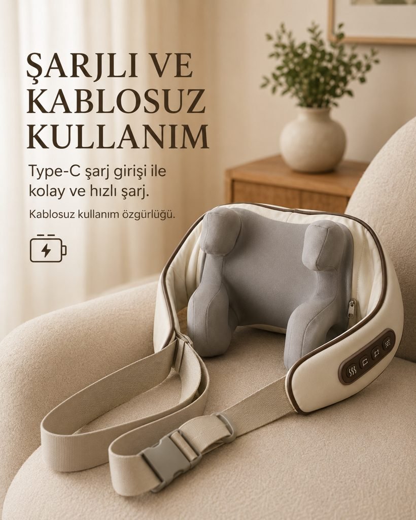 ELUNSIA şarjlı masaj aleti